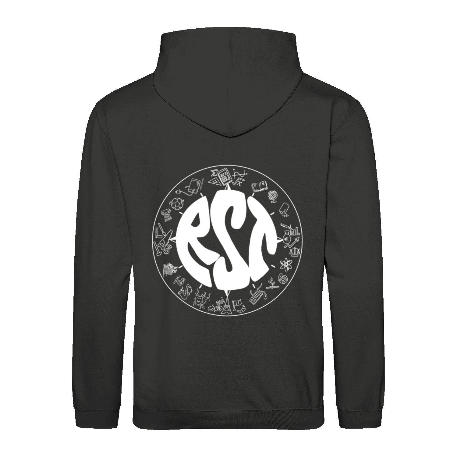 Premium Unisex Hoodie mit großem Rückenlogo (RST)-19