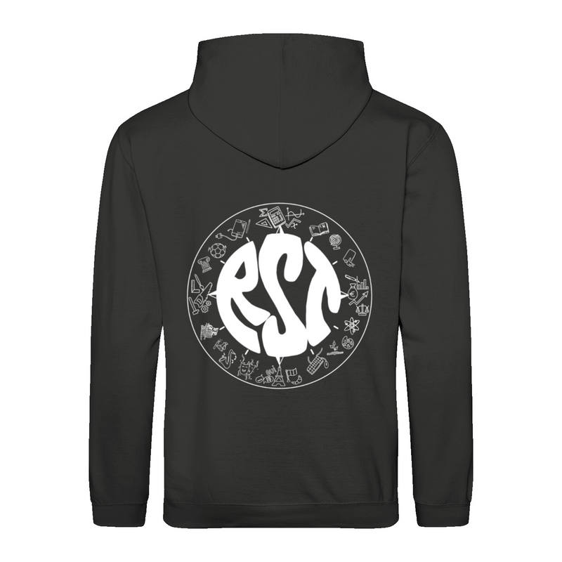 Premium Unisex Hoodie mit großem Rückenlogo (RST)-zoom-