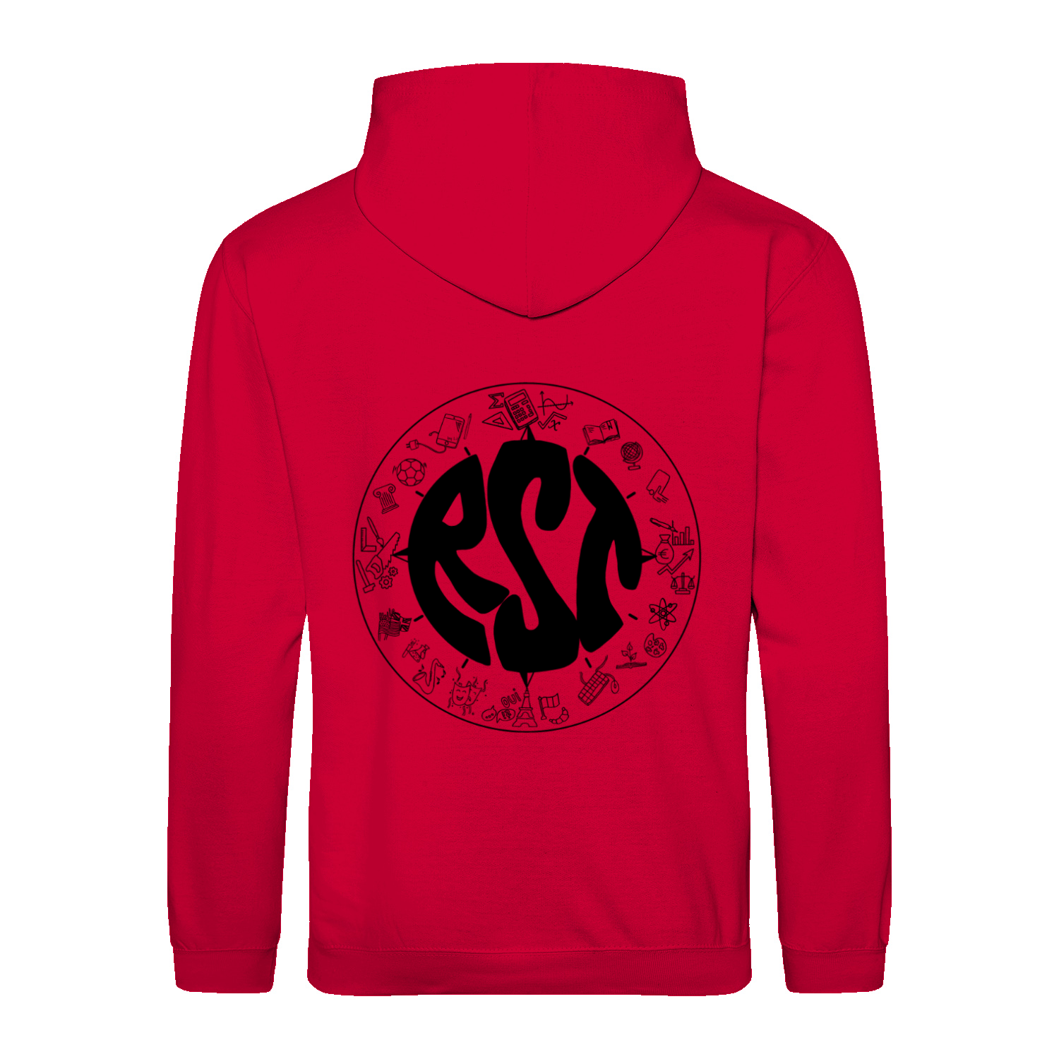 Premium Unisex Hoodie mit großem Rückenlogo (RST)-zoom-17