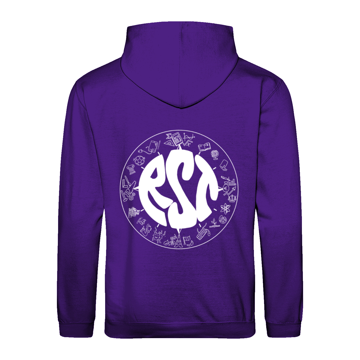 Premium Unisex Hoodie mit großem Rückenlogo (RST)-9