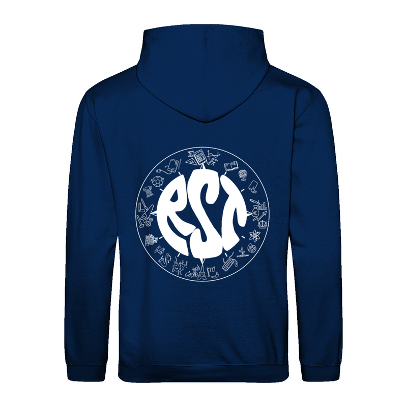 Premium Unisex Hoodie mit großem Rückenlogo (RST)-zoom-