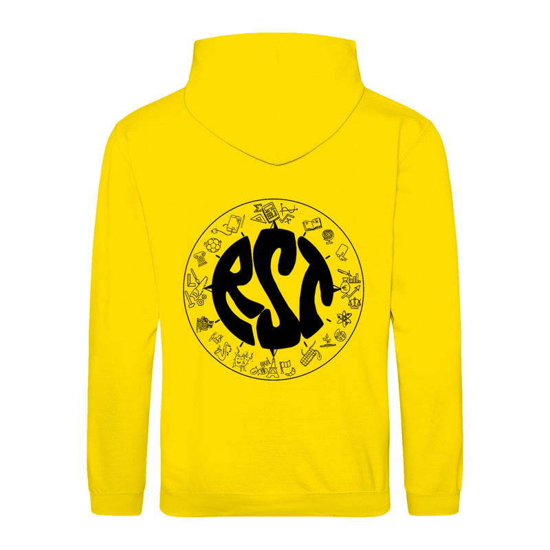 Premium Unisex Hoodie mit großem Rückenlogo (RST)-zoom-