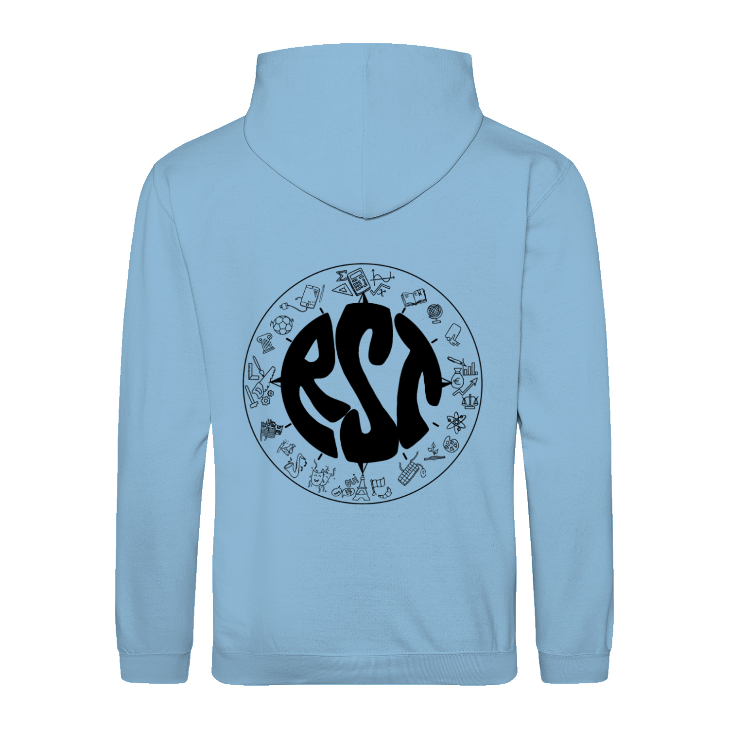 Premium Unisex Hoodie mit großem Rückenlogo (RST)-zoom-7