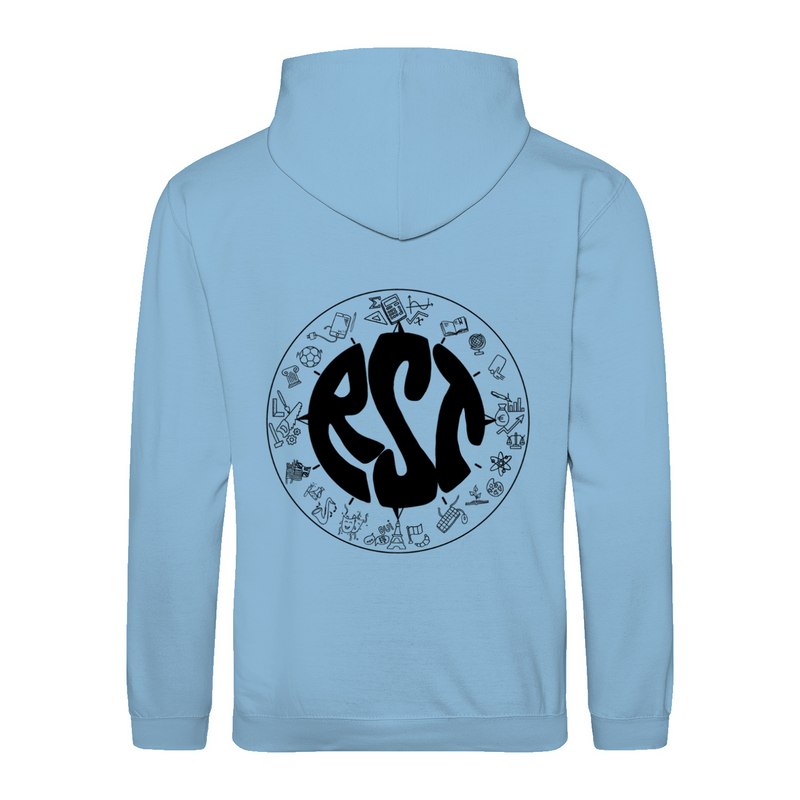Premium Unisex Hoodie mit großem Rückenlogo (RST)-zoom-