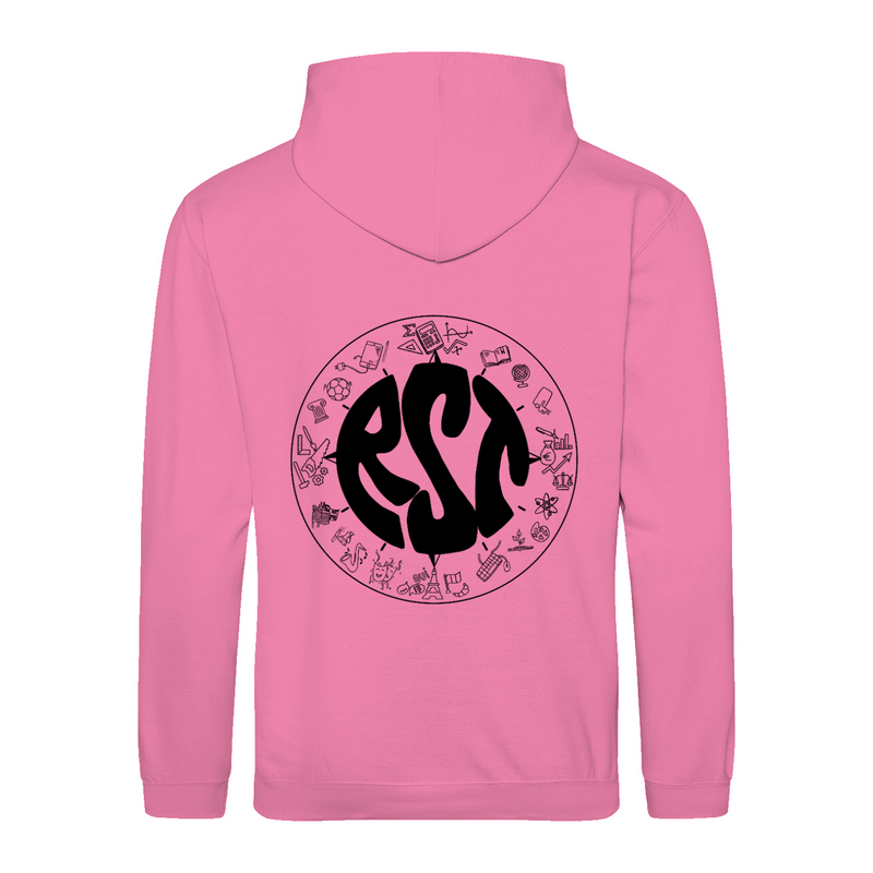 Premium Unisex Hoodie mit großem Rückenlogo (RST)-zoom-