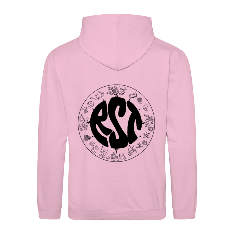 Premium Unisex Hoodie mit großem Rückenlogo (RST)-zoom-