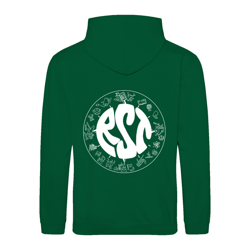 Premium Unisex Hoodie mit großem Rückenlogo (RST)-zoom-