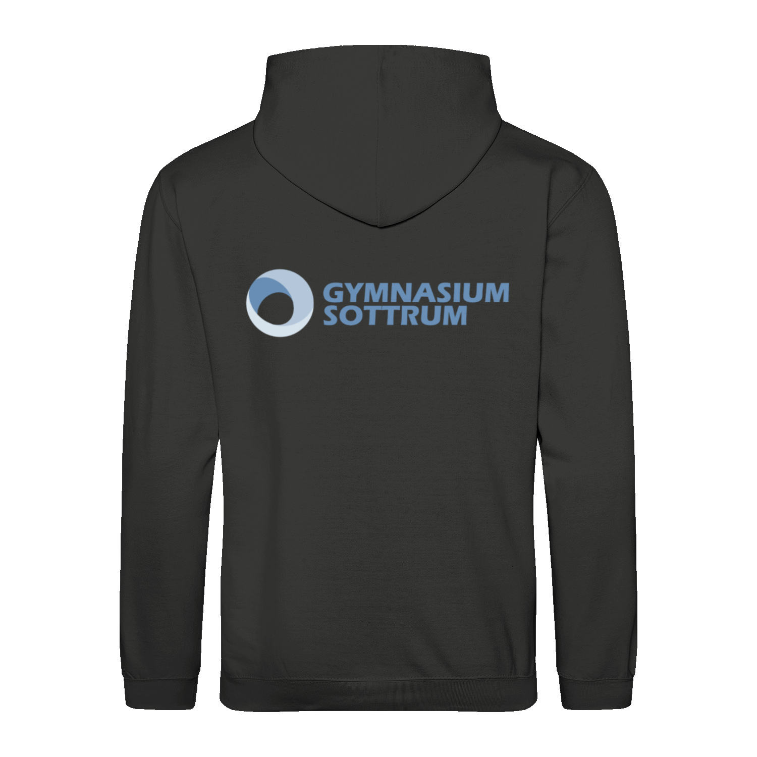 Premium Unisex Hoodie mit großem Rückenlogo (Gym Sottrum)-19