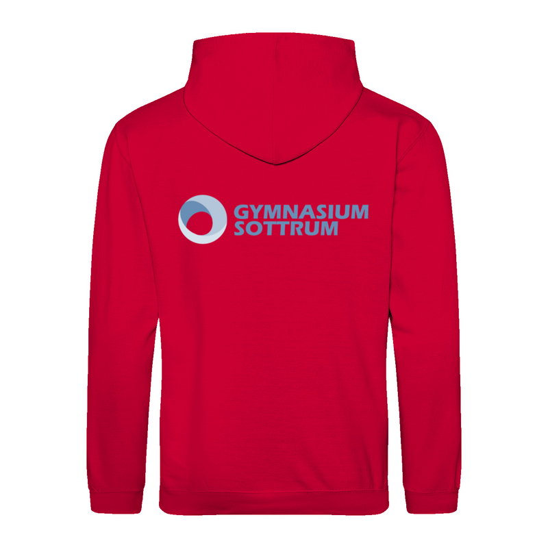 Premium Unisex Hoodie mit großem Rückenlogo (Gym Sottrum)-zoom-