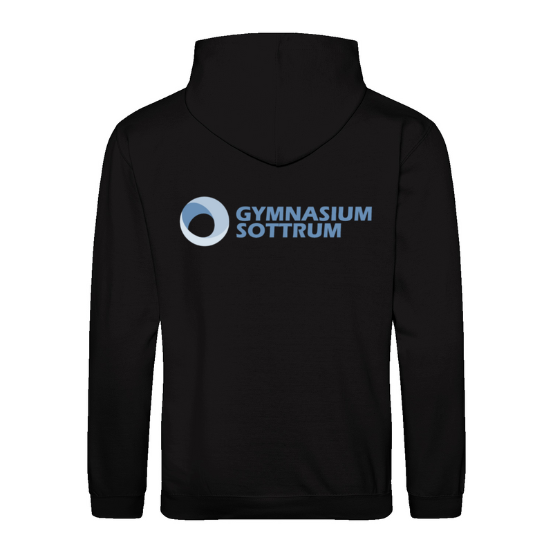 Premium Unisex Hoodie mit großem Rückenlogo (Gym Sottrum)-zoom-