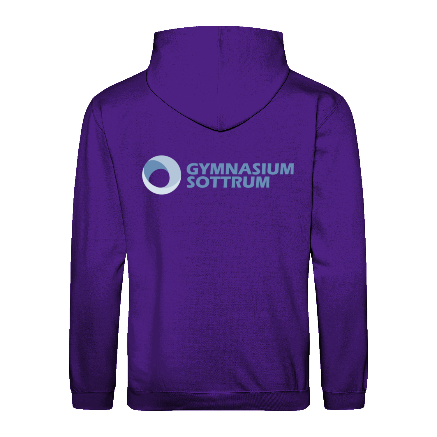 Premium Unisex Hoodie mit großem Rückenlogo (Gym Sottrum)-9