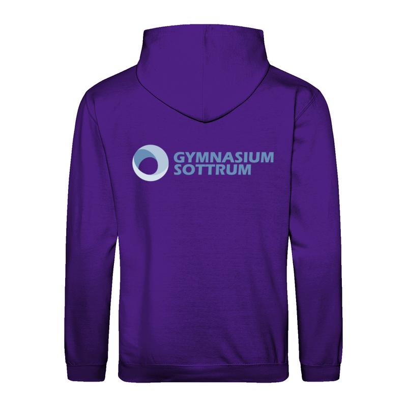 Premium Unisex Hoodie mit großem Rückenlogo (Gym Sottrum)-zoom-