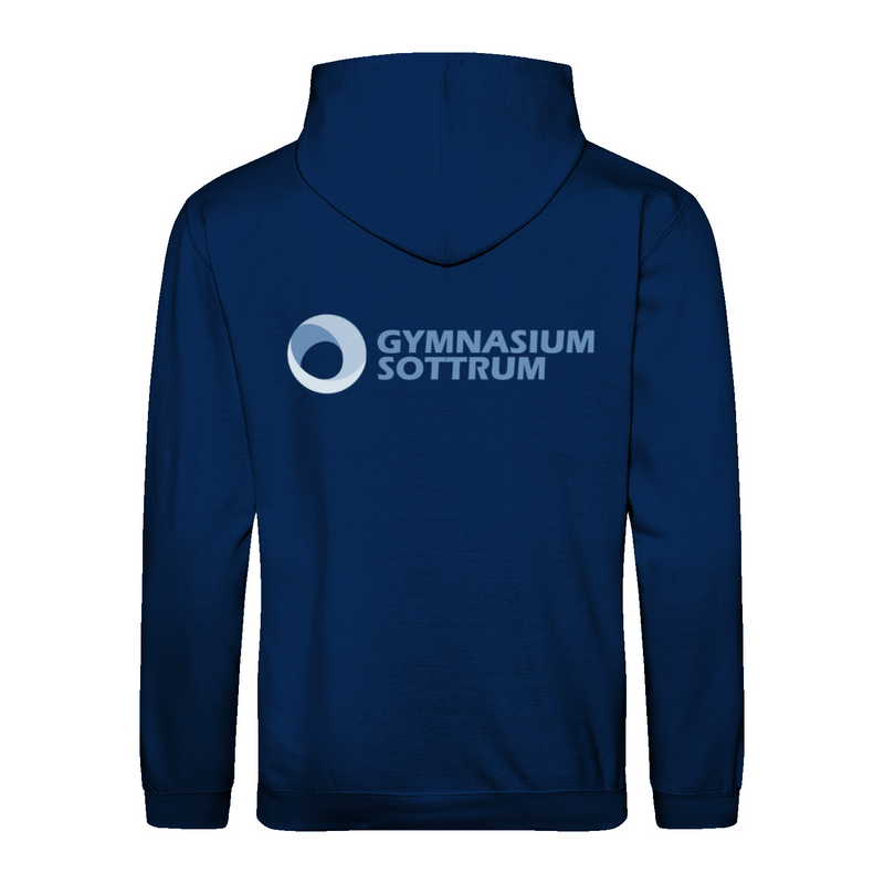 Premium Unisex Hoodie mit großem Rückenlogo (Gym Sottrum)-zoom-
