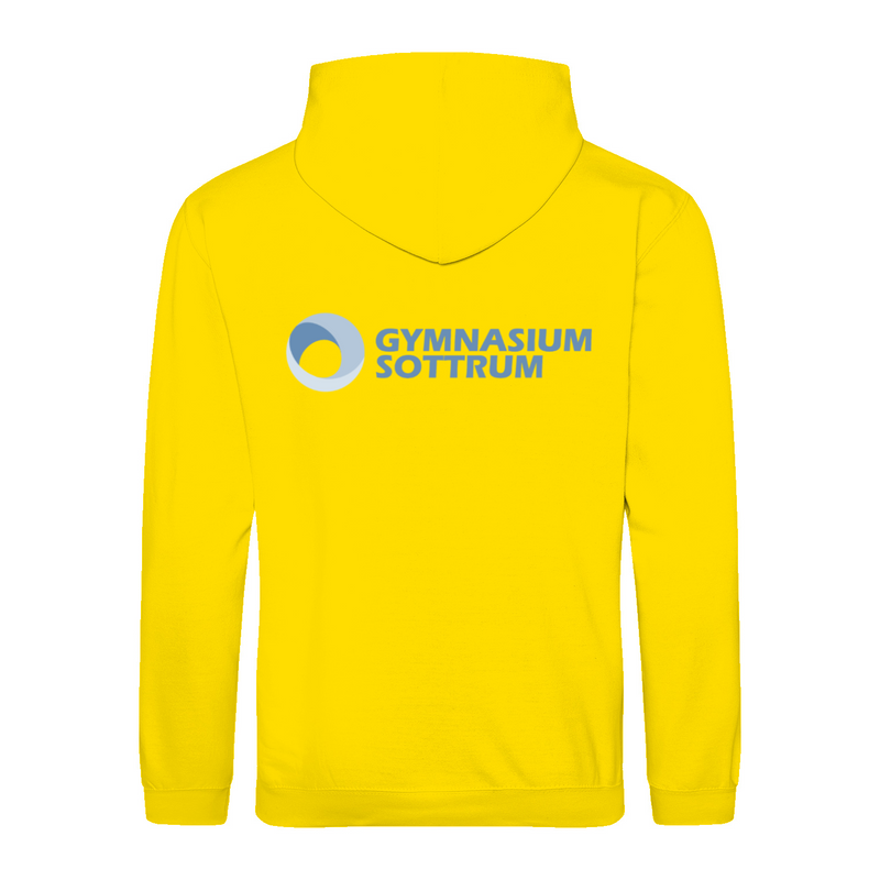Premium Unisex Hoodie mit großem Rückenlogo (Gym Sottrum)-zoom-