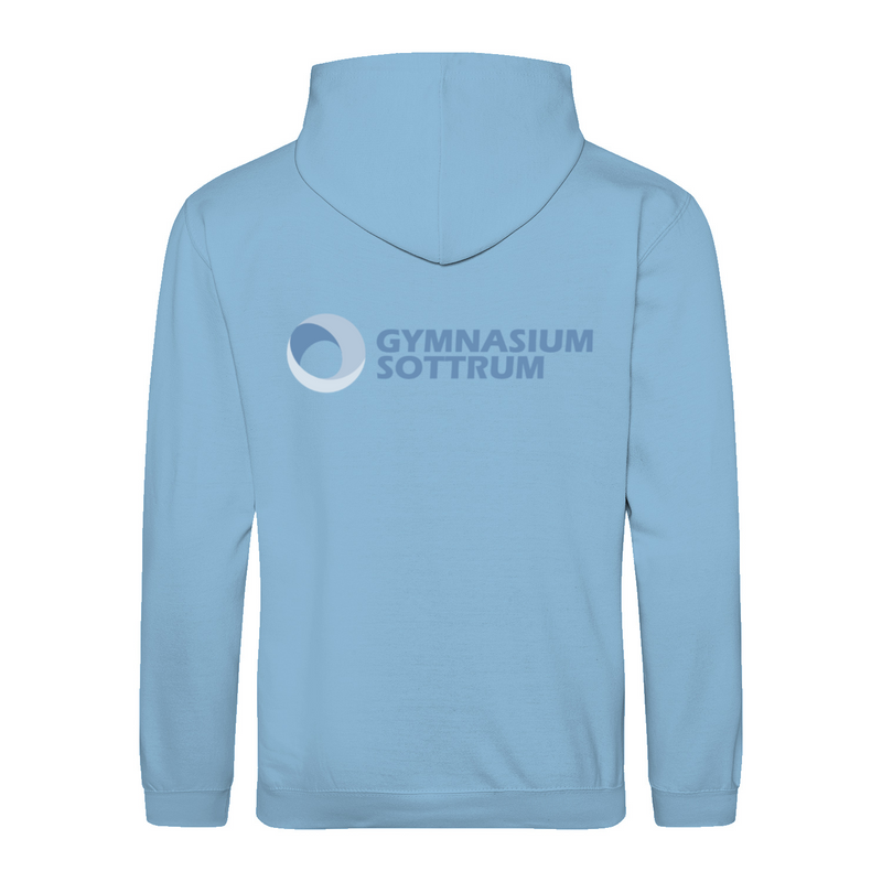 Premium Unisex Hoodie mit großem Rückenlogo (Gym Sottrum)-zoom-