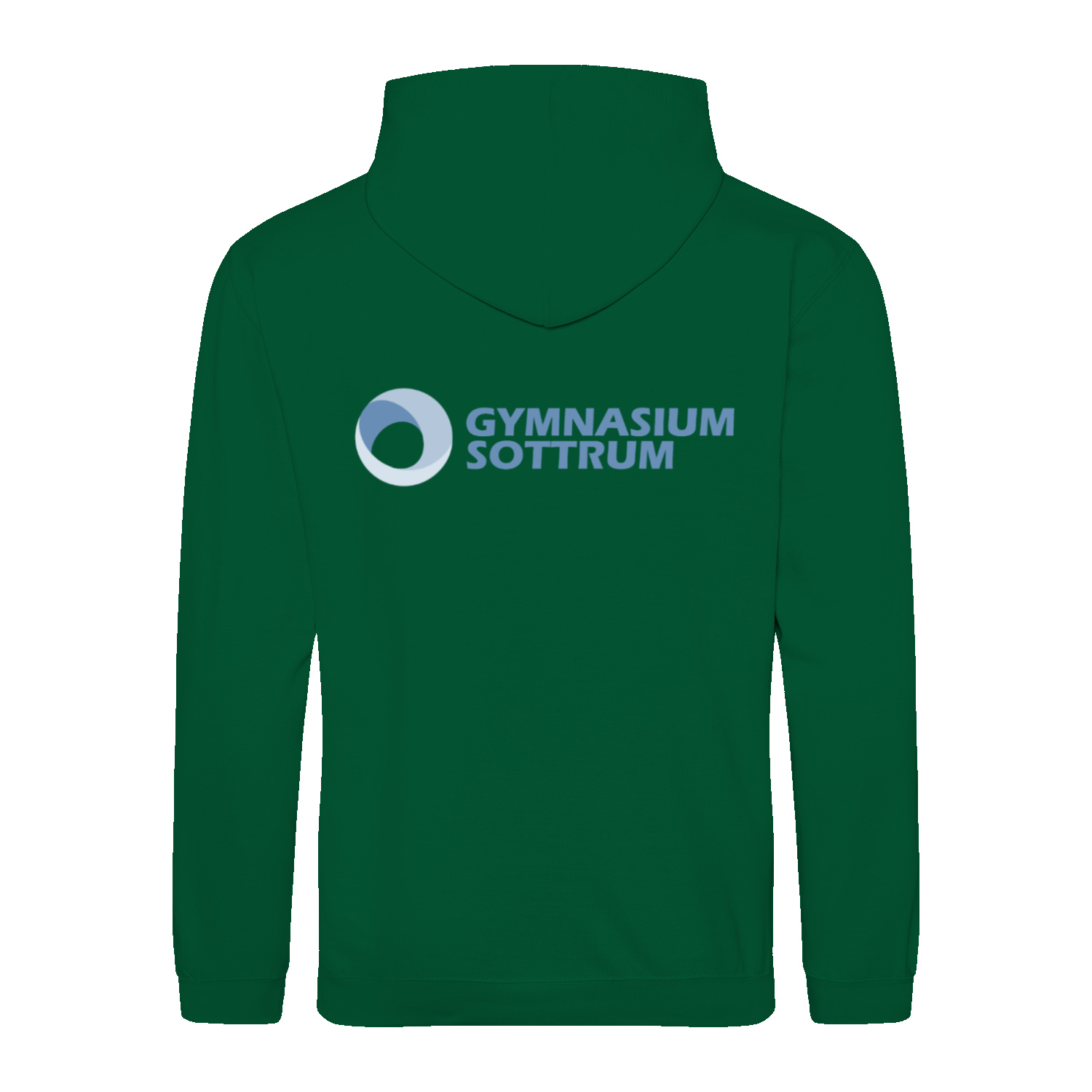 Premium Unisex Hoodie mit großem Rückenlogo (Gym Sottrum)-23