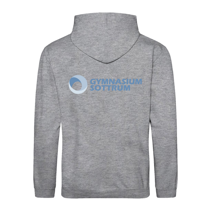 Premium Unisex Hoodie mit großem Rückenlogo (Gym Sottrum)-zoom-