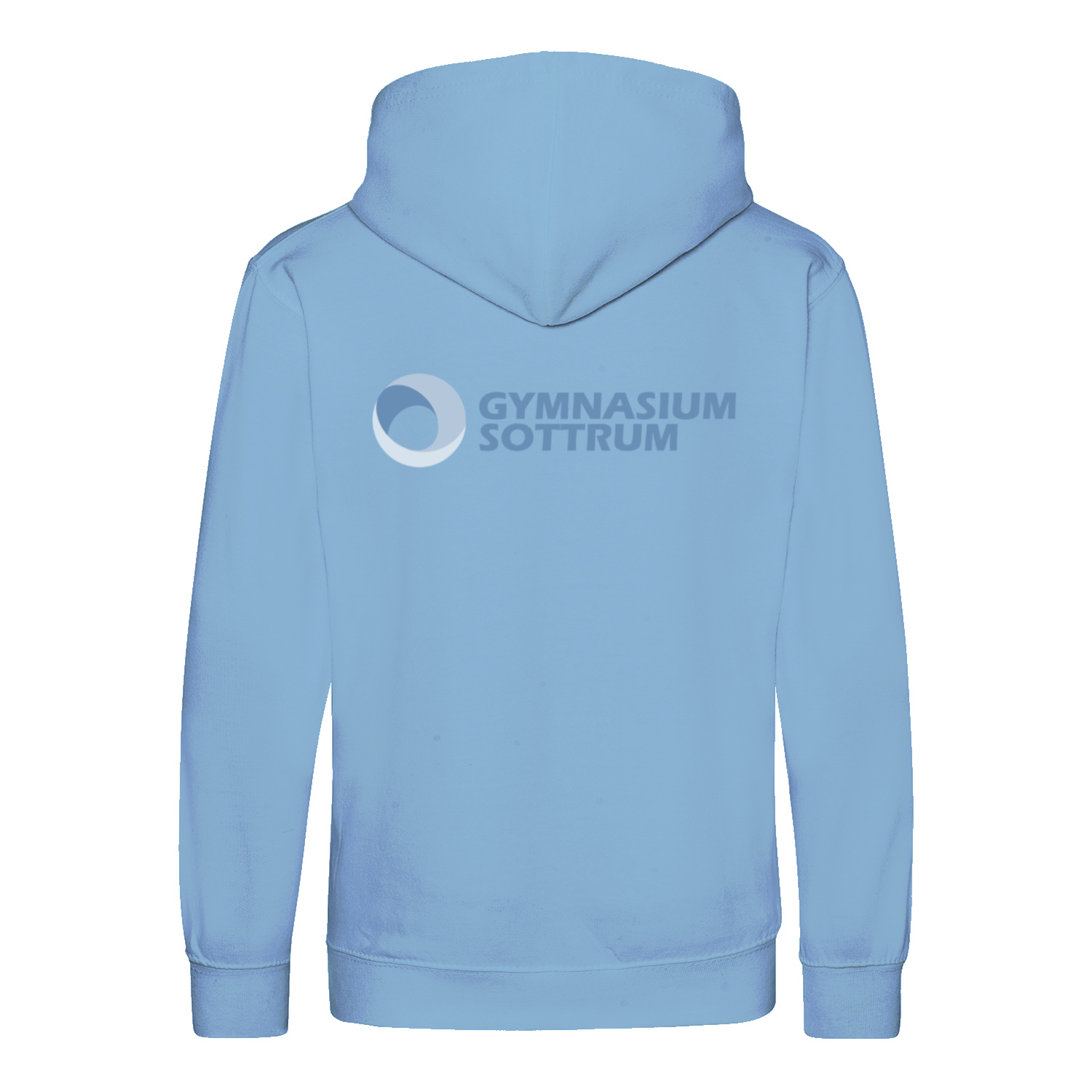 Premium Kinder Hoodie mit großem Rückenlogo (Gym Sottrum)-7