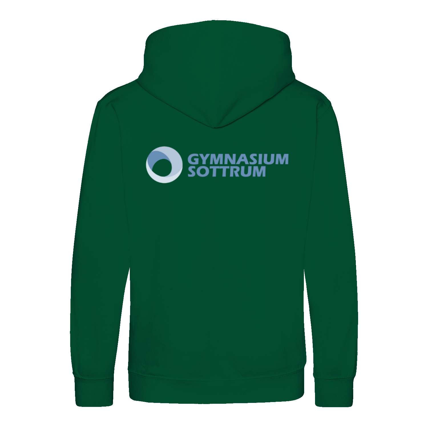 Premium Kinder Hoodie mit großem Rückenlogo (Gym Sottrum)-23