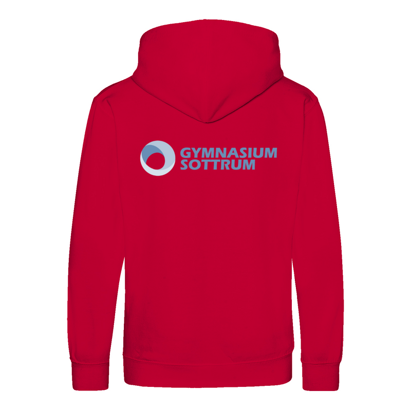 Premium Kinder Hoodie mit großem Rückenlogo (Gym Sottrum)-zoom-