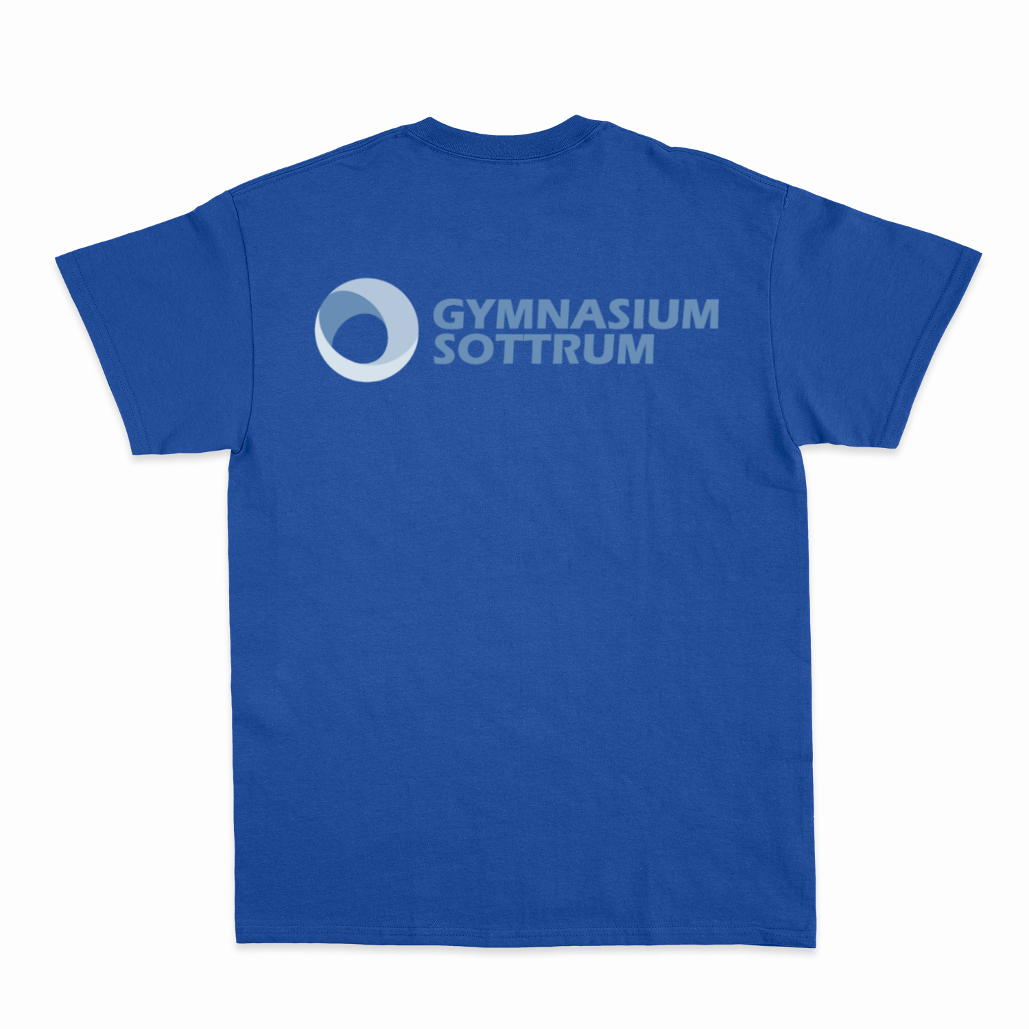 Premium Unisex T-Shirt mit großem Rückenlogo (Gym Sottrum)-11