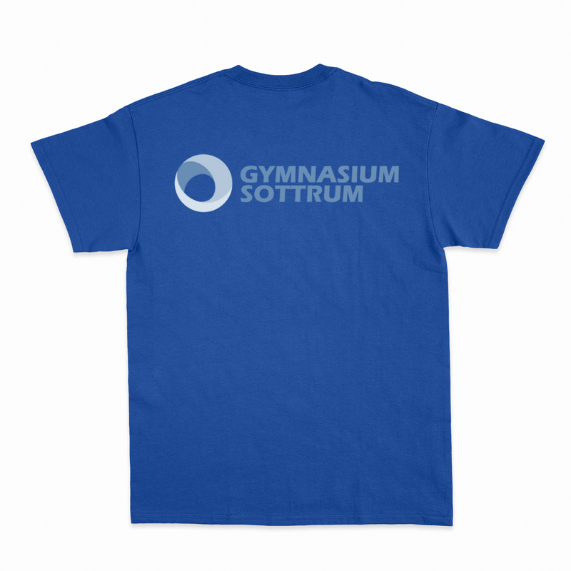 Premium Unisex T-Shirt mit großem Rückenlogo (Gym Sottrum)-zoom-