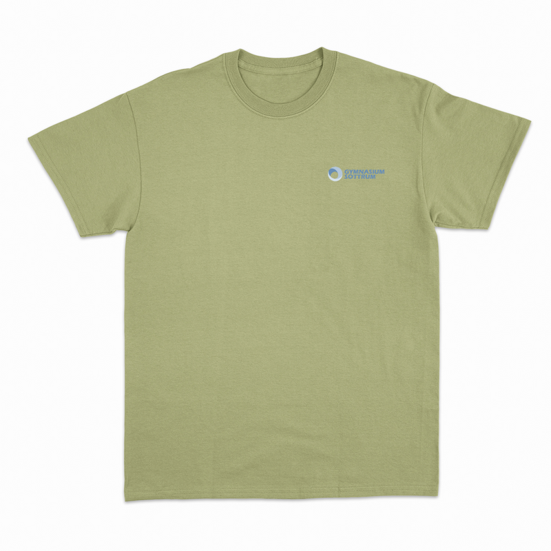 Premium Unisex T-Shirt mit großem Rückenlogo (Gym Sottrum)-zoom-