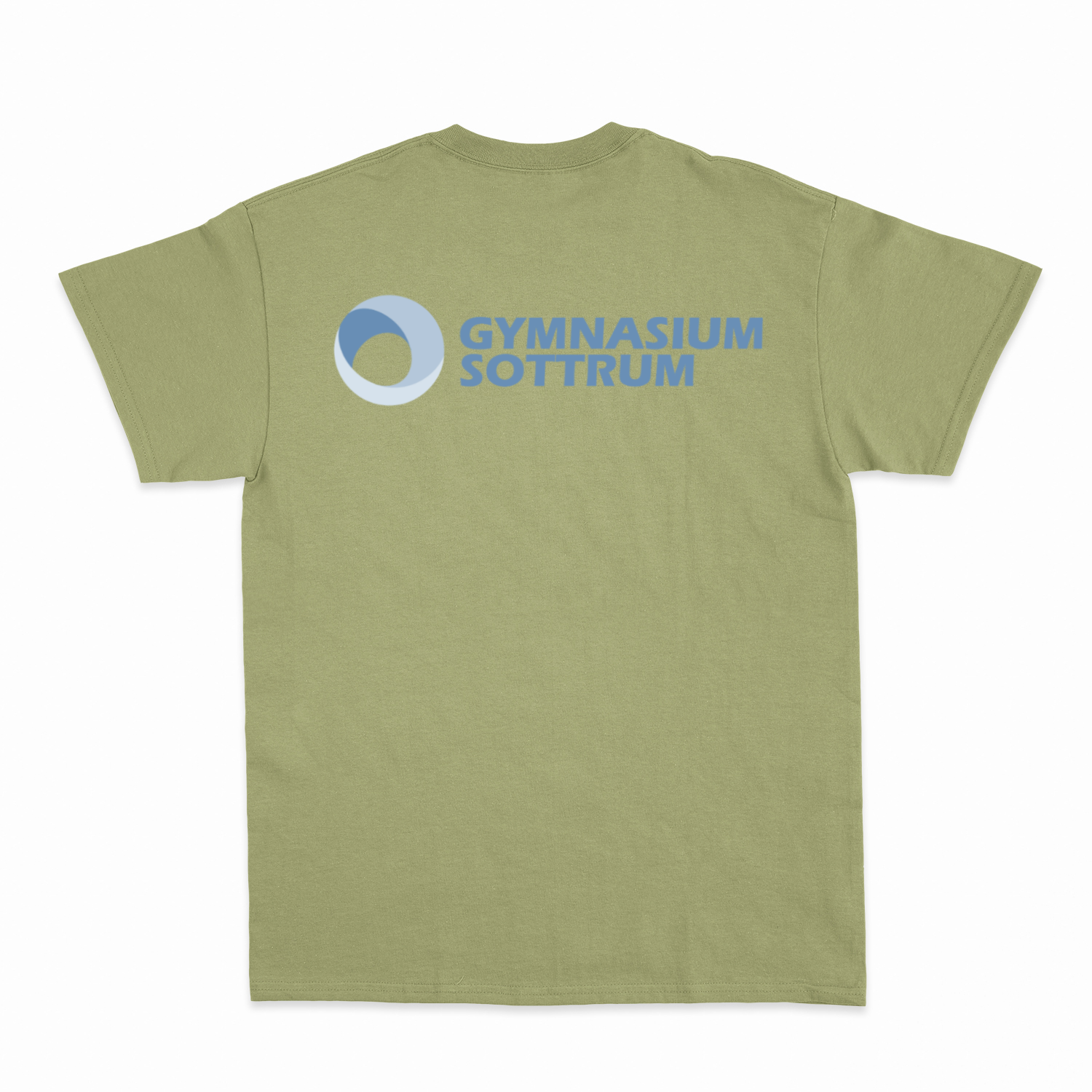 Premium Unisex T-Shirt mit großem Rückenlogo (Gym Sottrum)-17