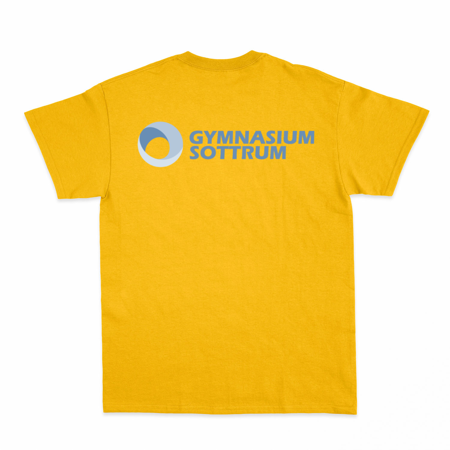Premium Unisex T-Shirt mit großem Rückenlogo (Gym Sottrum)-19