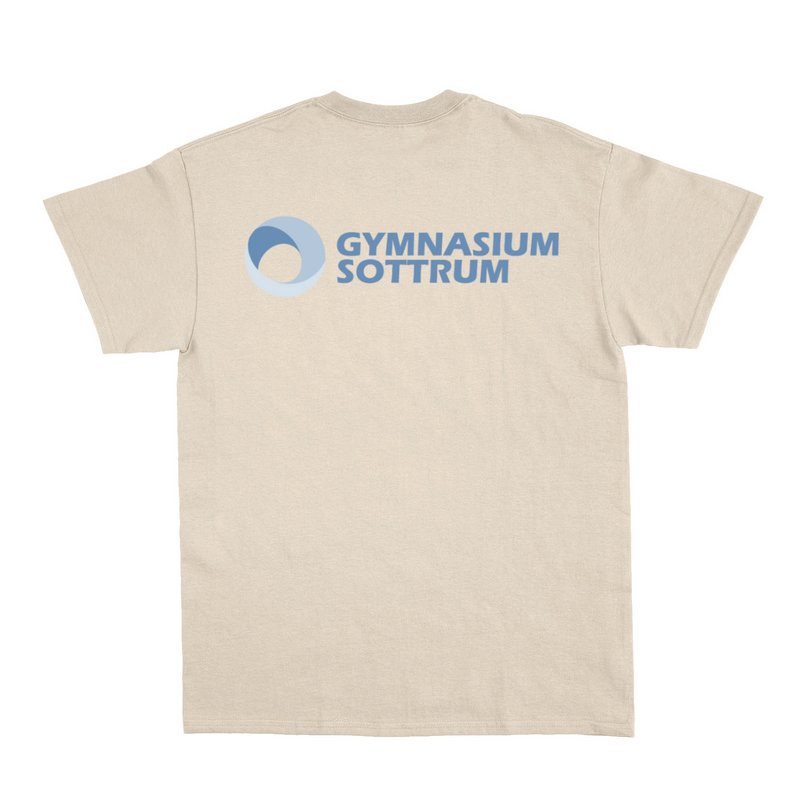 Premium Unisex T-Shirt mit großem Rückenlogo (Gym Sottrum)-zoom-