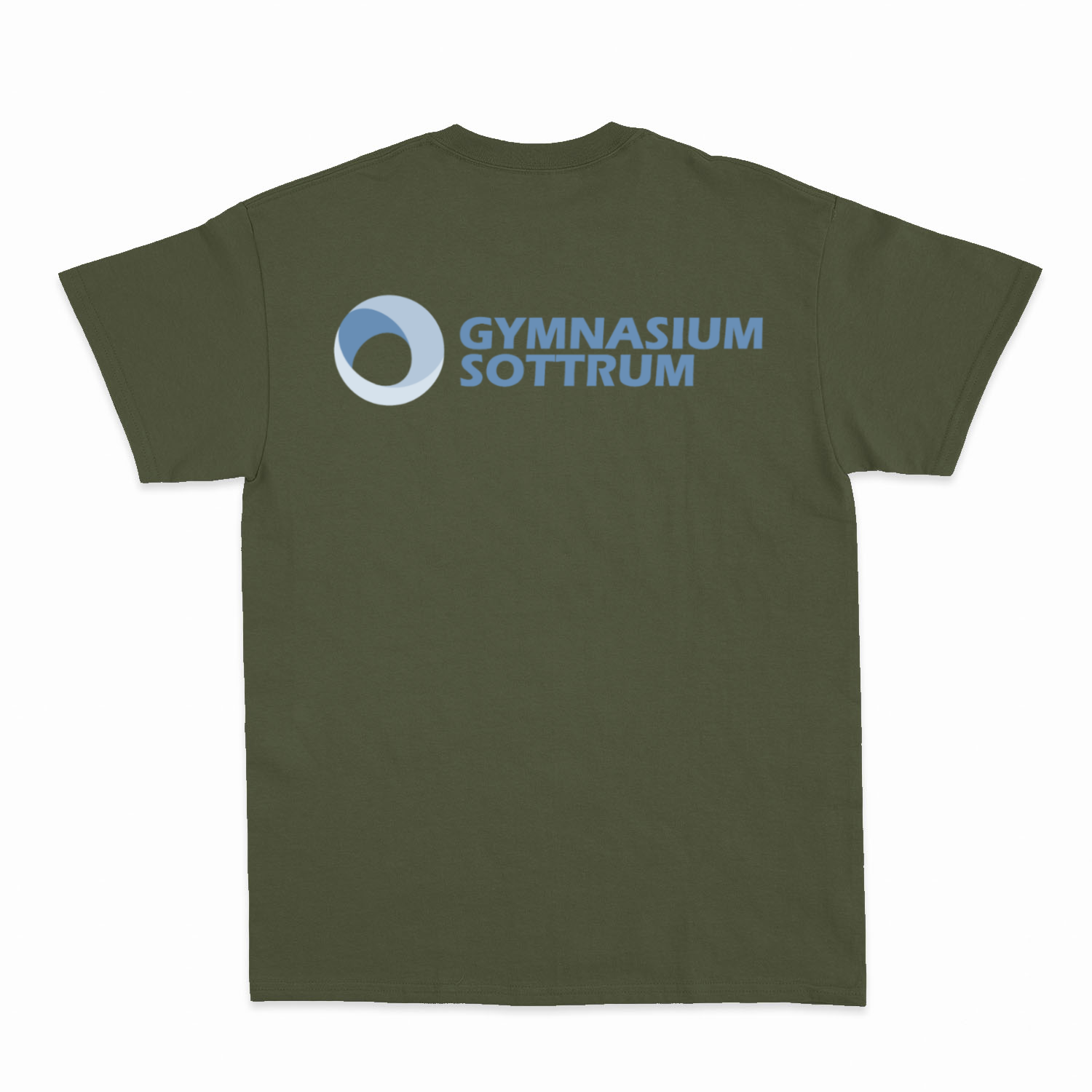 Premium Unisex T-Shirt mit großem Rückenlogo (Gym Sottrum)-5