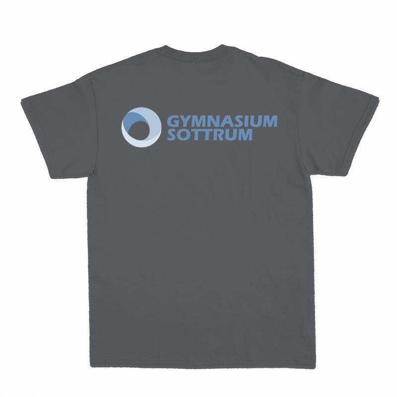 Premium Unisex T-Shirt mit großem Rückenlogo (Gym Sottrum)-zoom-