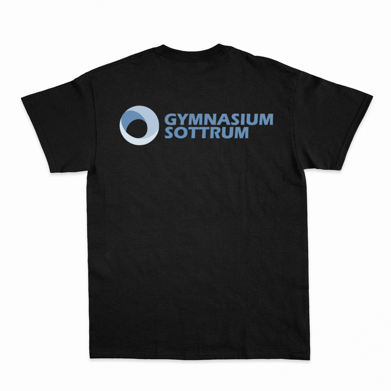 Premium Unisex T-Shirt mit großem Rückenlogo (Gym Sottrum)-zoom-