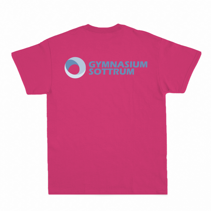 Premium Unisex T-Shirt mit großem Rückenlogo (Gym Sottrum)-zoom-