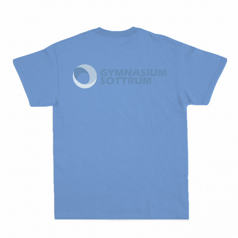 Premium Unisex T-Shirt mit großem Rückenlogo (Gym Sottrum)-zoom-