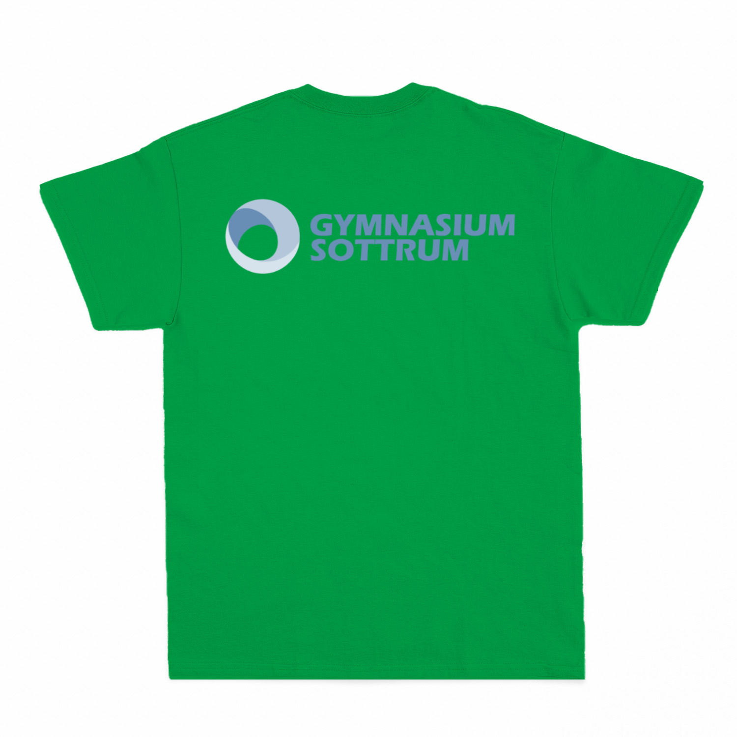 Premium Unisex T-Shirt mit großem Rückenlogo (Gym Sottrum)-45