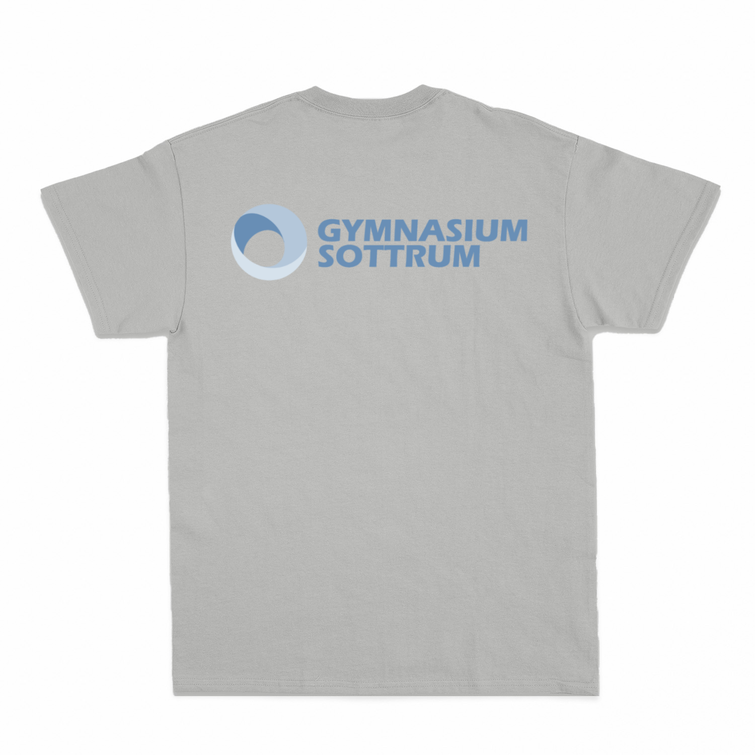 Premium Unisex T-Shirt mit großem Rückenlogo (Gym Sottrum)-49