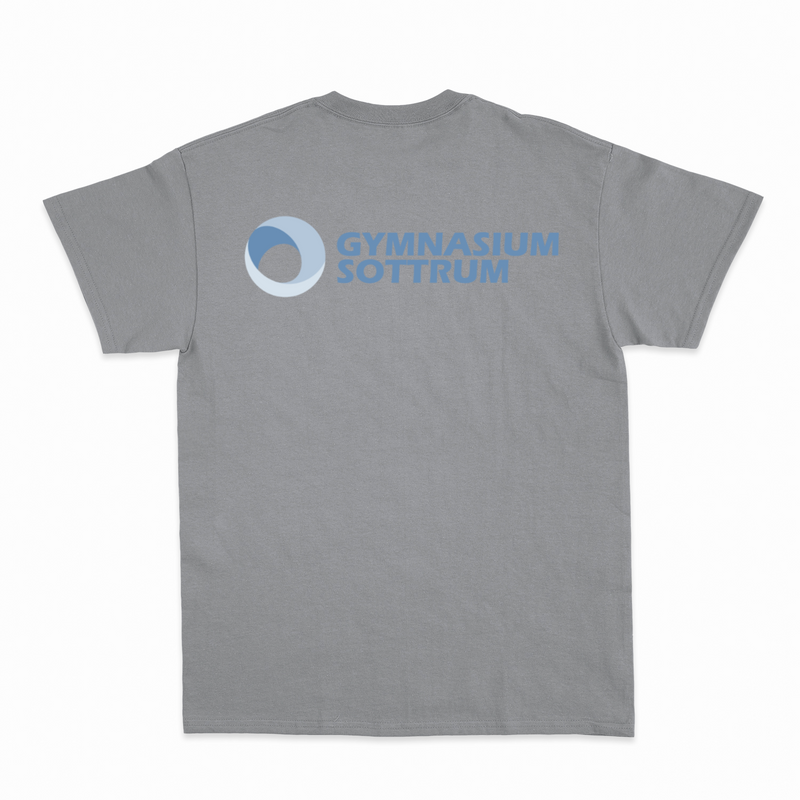 Premium Unisex T-Shirt mit großem Rückenlogo (Gym Sottrum)-zoom-