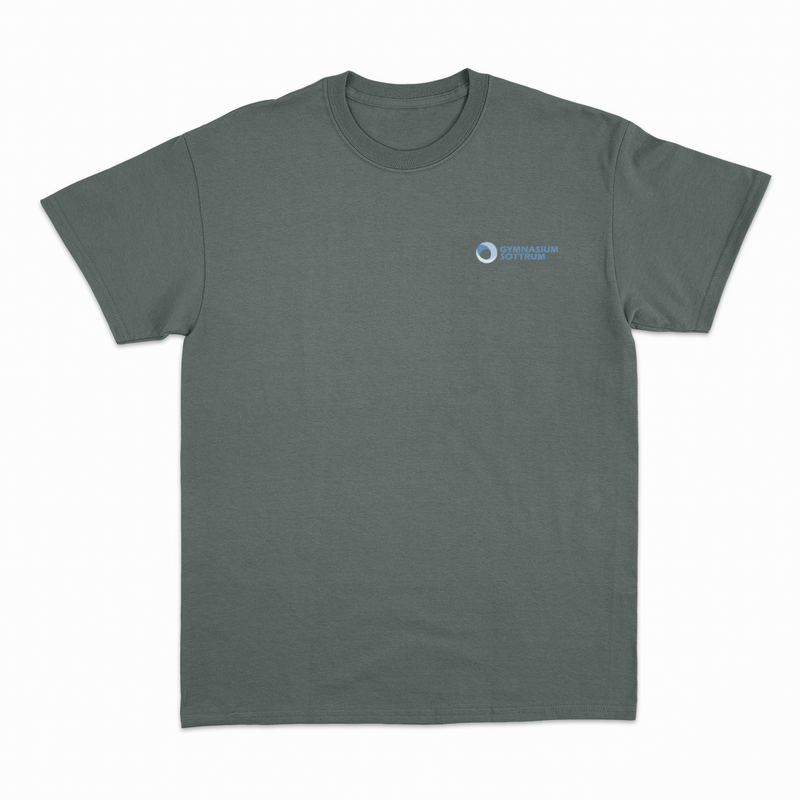 Premium Unisex T-Shirt mit großem Rückenlogo (Gym Sottrum)-zoom-