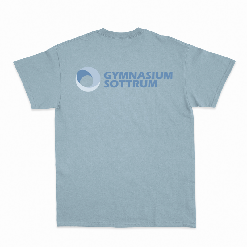 Premium Unisex T-Shirt mit großem Rückenlogo (Gym Sottrum)-zoom-