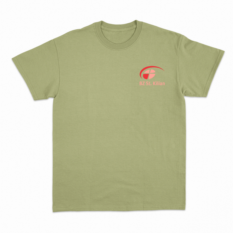 Unisex T-Shirt ,,Peter" mit großem hellem Rückenlogo (St. Kilian)-zoom-