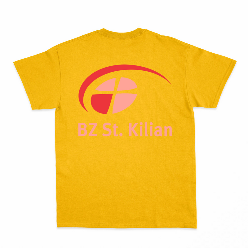 Unisex T-Shirt ,,Peter" mit großem hellem Rückenlogo (St. Kilian)-zoom-