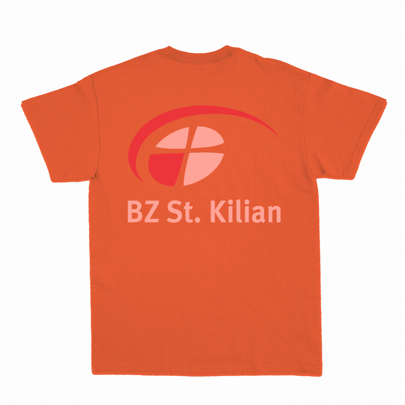 Unisex T-Shirt ,,Peter" mit großem hellem Rückenlogo (St. Kilian)-zoom-