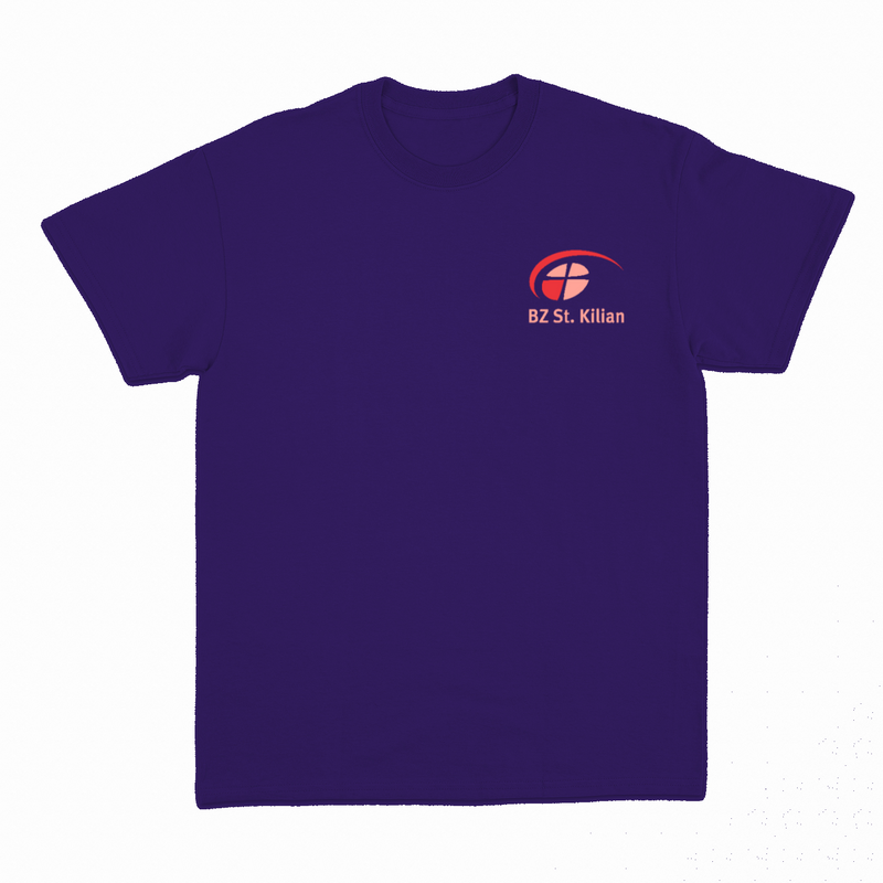 Unisex T-Shirt ,,Peter" mit großem hellem Rückenlogo (St. Kilian)-zoom-