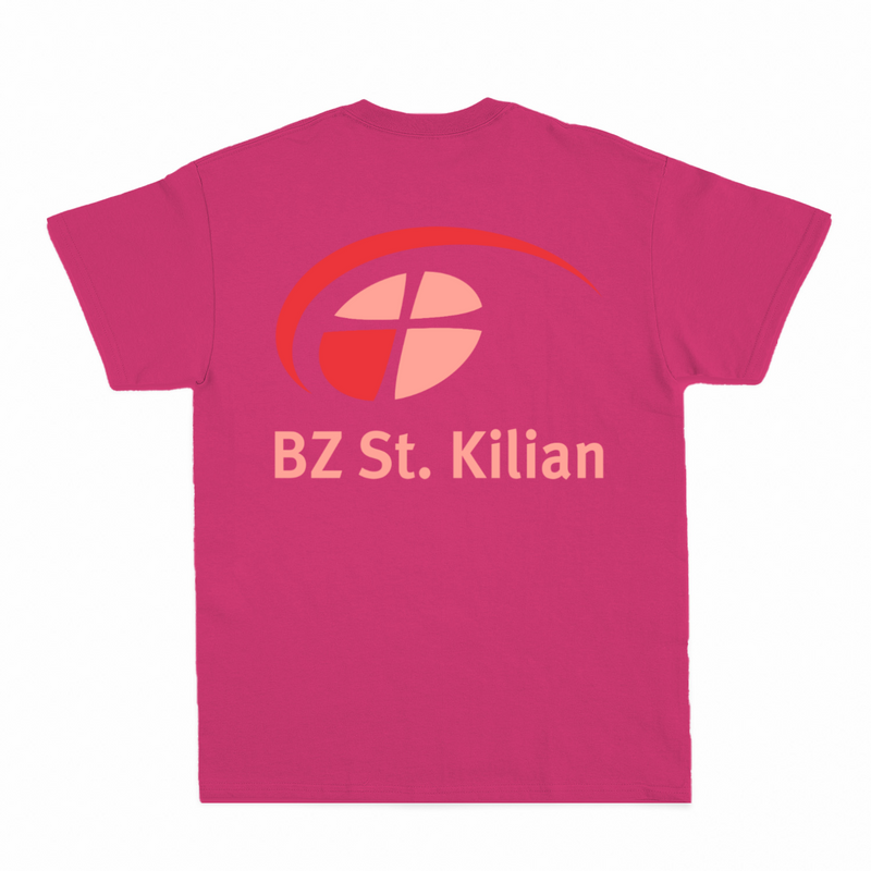 Unisex T-Shirt ,,Peter" mit großem hellem Rückenlogo (St. Kilian)-zoom-