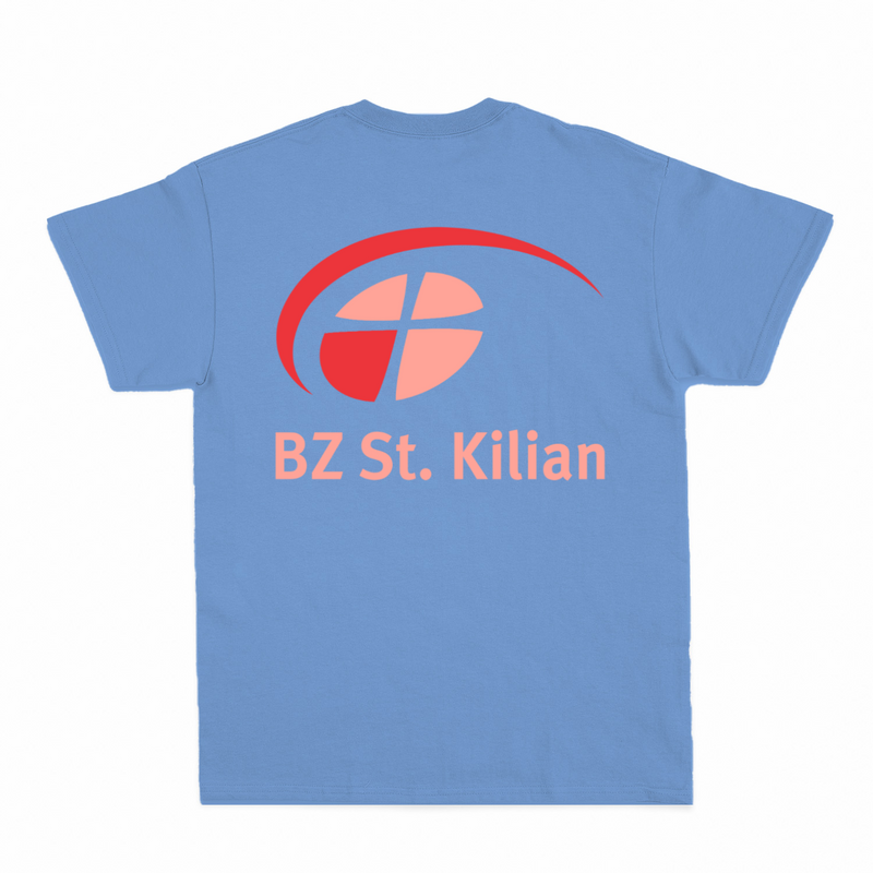 Unisex T-Shirt ,,Peter" mit großem hellem Rückenlogo (St. Kilian)-zoom-