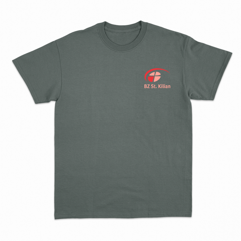Unisex T-Shirt ,,Peter" mit großem hellem Rückenlogo (St. Kilian)-zoom-