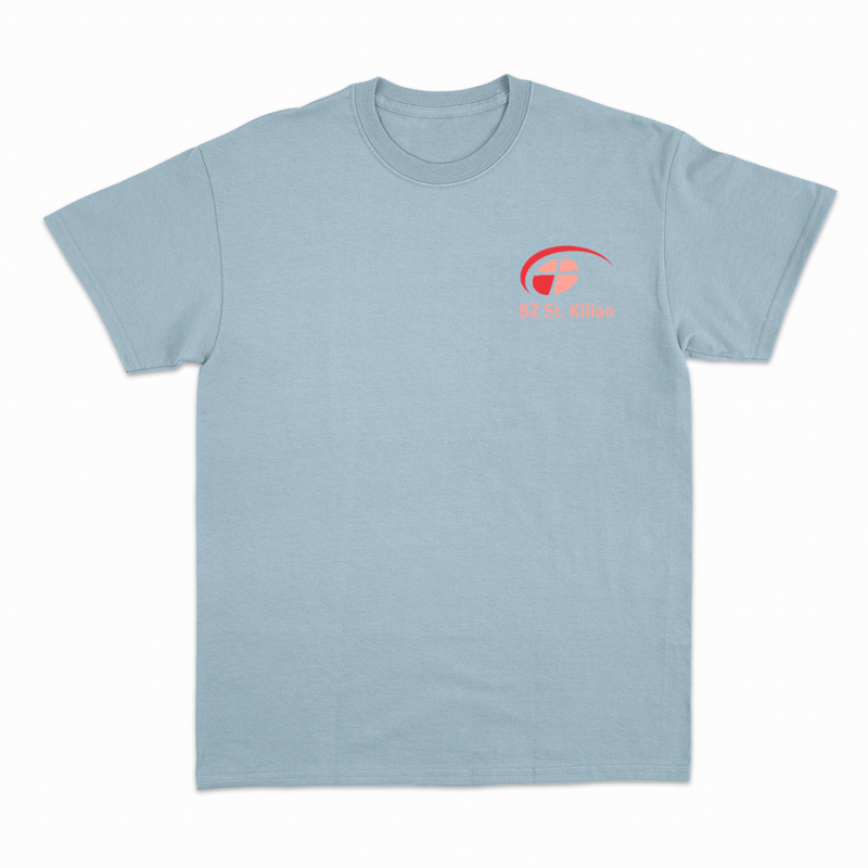 Unisex T-Shirt ,,Peter" mit großem hellem Rückenlogo (St. Kilian)-zoom-