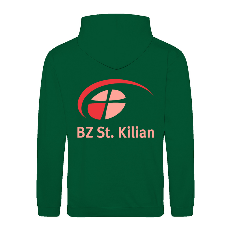 Unisex Hoodie ,,Willi" mit großem hellem Rückenlogo (St. Kilian)-zoom-