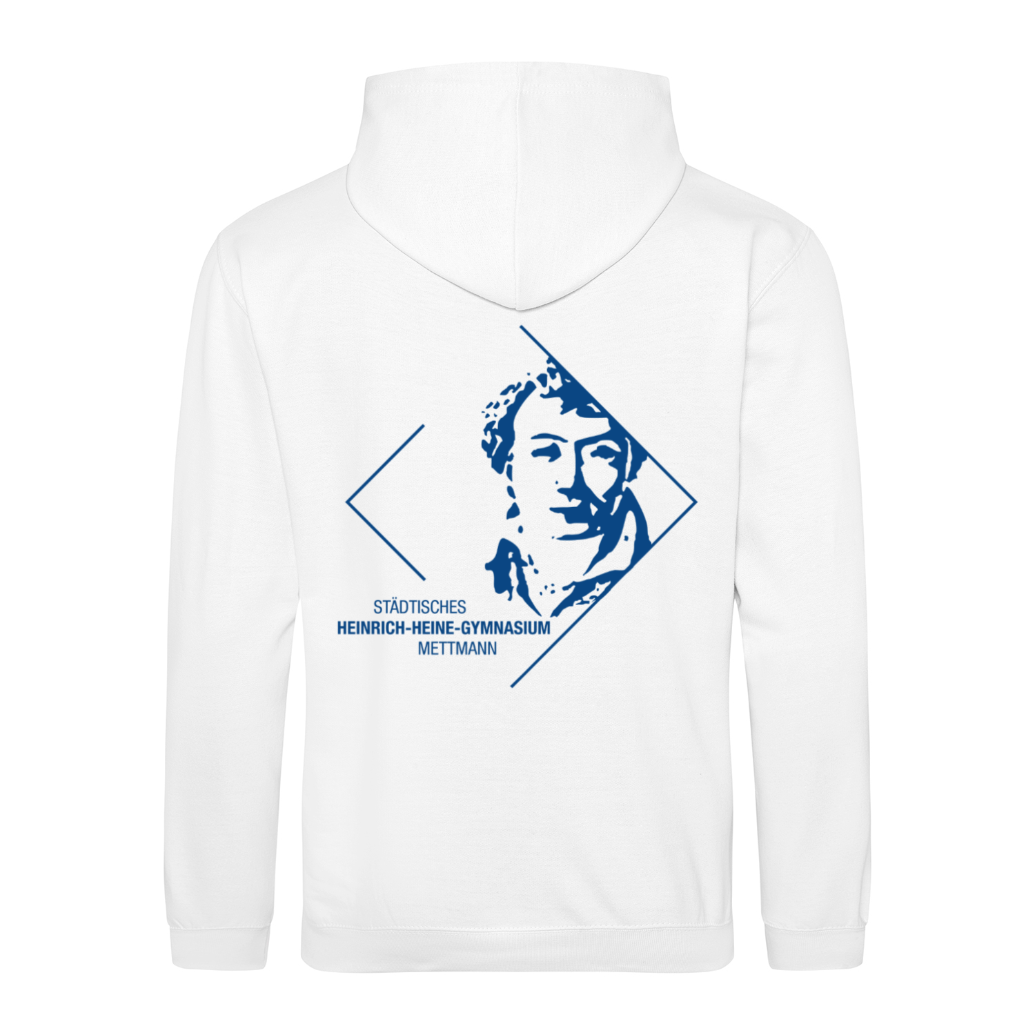 Premium Unisex Hoodie mit großem Rückenlogo (Heinrich-Heine-Mettmann)-zoom-3